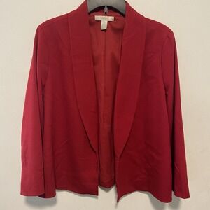 Chico's Women's Blazer Jacket Size Large Old Money Office Business Preppy